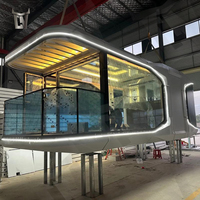 Maison préfabriquée en capsule de conception luxueuse avec système intelligent, étanche et moderne, pour villa et atelier