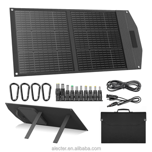 Panneau solaire pliable 100W 18V avec 10 connecteurs, étanche IP68, efficacité 23%, pour station d'alimentation portable, camping - Product Image 1