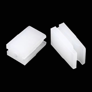 Nindejin BSNL-FSKDZ 10 pièces/sac Colonne d'entretoise à trois trous en nylon blanc pour diode LED, connecteurs rectangulaires en plastique M3 - Product Image 2