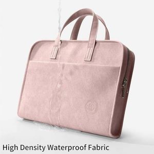 Bolso Tote Rosa para Portátil, para Mujeres y Adolescentes, Ligero, Funda para Portátil de 15.6 Pulgadas, Logotipo Personalizado, Elegante, Impermeable, Cierre de Cremallera Oxford, para la Escuela - Product Image 2