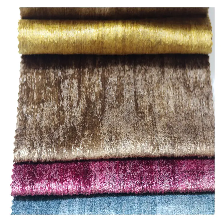 2021 popular brilhante veludo tecido com cor cinza para móveis tecido para venda