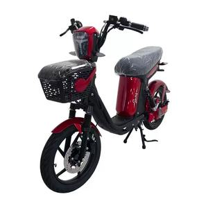 Bicicleta Eléctrica al por Mayor <span class=keywords><strong>de</strong></span> 48V, 14 Pulgadas, Estilo Retro, Motor Digital sin Escobillas, Asistencia al Pedaleo, Doble Rueda, para Adultos y Mujeres, Uso Urbano - Product Image 1