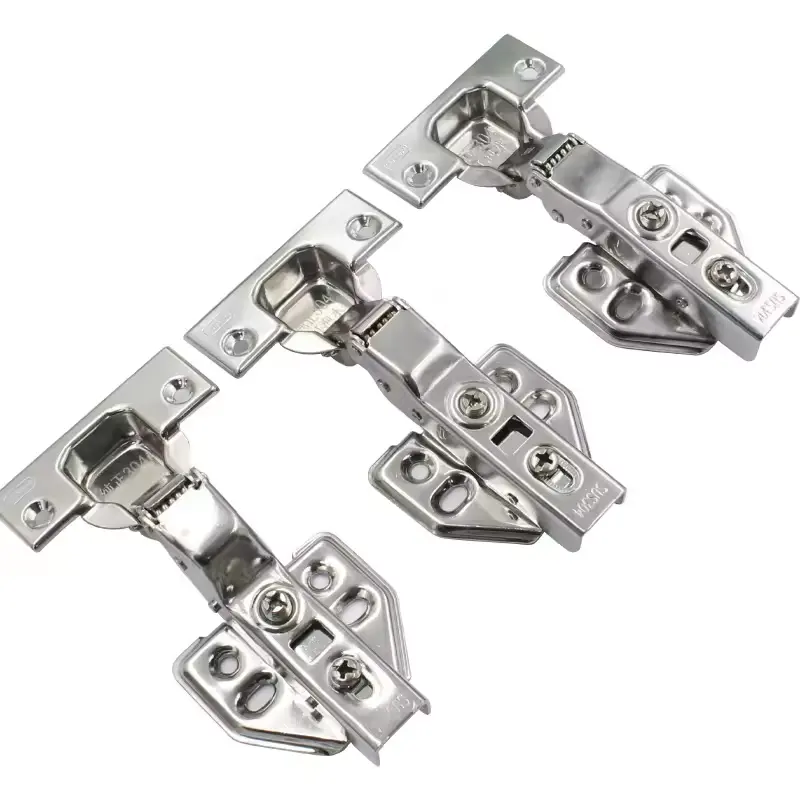 Zuogang New Design Hydraulic Buffer Kitchen hinge Stainless Steel Furniture Fittings Soft Close hinge for Cabinet