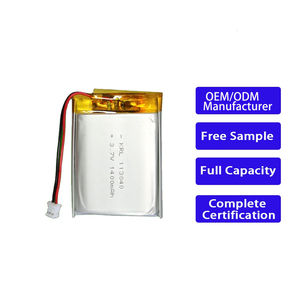 3.7V 113040 1400mAh Lipo Battery Rechargeable Li Polymer Pouch Cell for Baby Monitor Home Security Camera System - Product Image 1