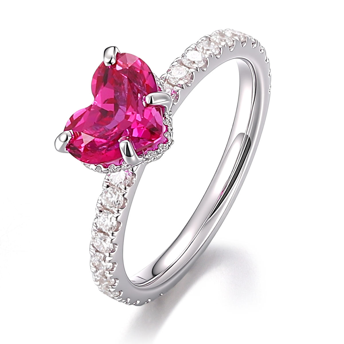 Anillo de oro macizo de 10 quilates con piedra labio