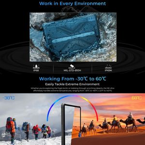 NUEVA Llegada HOTWAV Tab <span class=keywords><strong>R6</strong></span> Ultra Rugged Tablet 8GB + 256GB 15600mAh 10,4 pulgadas Android Tablet PC 4G Red WiFi - Product Image 3