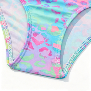 Traje de Baño Colorido Arcoíris para Niñas, Traje de Baño Infantil para Piscina, Playa y Fiestas - Product Image 5