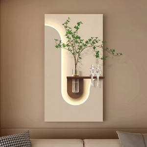 Luxuriöse 3D-Kunst Sandstein künstliche Baum LED-Lichter Wand dekoration für Home Hotels Pop <span class=keywords><strong>Art</strong></span> Stillleben Schneiden Interieur für - Product Image 2