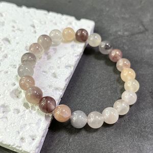Bracelet en pierre naturelle avec perles de verre colorées, aide à la relaxation, design personnalisé fiable, soutien à la réduction de prix par volume - Product Image 5