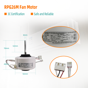 RPG26M 실내 금속 팬 모터 YKFG-26-4-5 AC220-240V 50Hz 0.28A 1230RPM 26W CCW 에어컨 공기 처리기 가정용 - Product Image 4