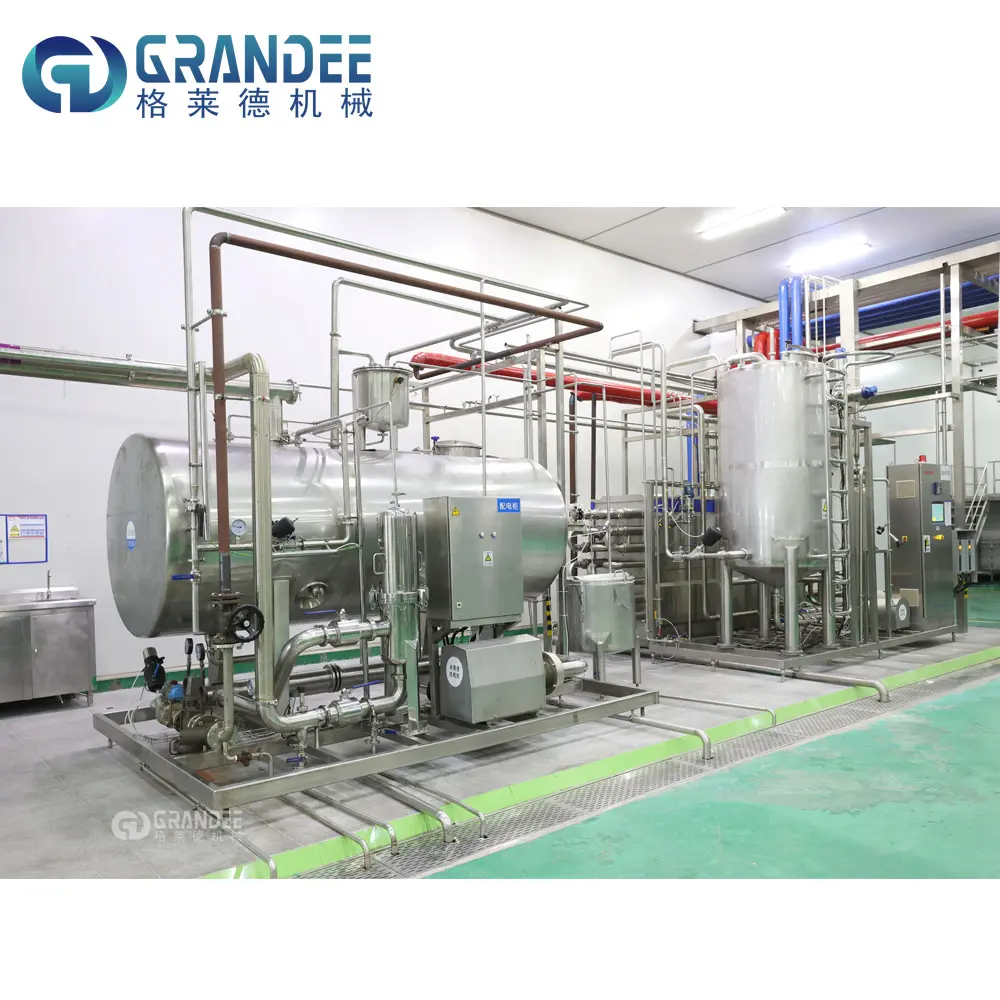 Linea di produzione automatica di attrezzature per pastorizzatore di latte su piccola scala di alta qualità
