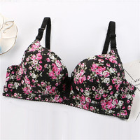Soutien-gorge floral brodé dos nu à coupe mi-coupe et décolleté plongeant pour femme, lingerie sexy à séchage rapide, vente en gros