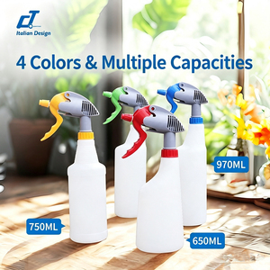 Botella Rociadora de Plástico de Alto Flujo para Uso Rudo con Boquilla Ajustable de Chorro a Niebla, Resistente a Ácidos y Álcalis para Productos Químicos de Limpieza - Product Image 6