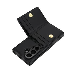 Coque de téléphone antichoc en cuir Pu avec fente pour carte de paiement Couverture arrière de téléphone pour Samsung Galaxy Z Fold 7FE 6 5 4 avec <span class=keywords><strong>film</strong></span> de verre avant - Product Image 6