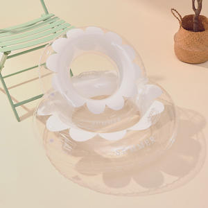 Flotador de Natación Transparente Xiaolu con Diseño de Flor, Grueso y Portátil, para Adultos, para Piscina y Parque Acuático, Unisex, para Uso en Verano - Product Image 2