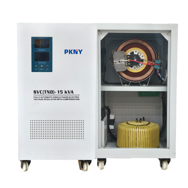 Tnd Series 15 Kva Factory Price 15kva Automatic Ac Servo Voltage Stabilizer / Regulator for 220/230 Volts 50hz 60hz Copper SVC