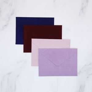 Enveloppes en velours rouge de luxe, papier et enveloppes vintage, enveloppe de mariage personnalisée avec carte, sceau de cire - Product Image 6