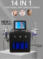 Appareil de beauté pour le visage 2-en-1 en matériau ABS, microdermabrasion, hydrodermabrasion, machine faciale Hydra, Hydrafacy