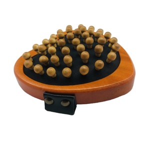 Escorredor lymphático de madeira natural, massageador anticelulite para o corpo, para emagrecimento, circulação, relaxamento muscular, sauna, spa - Product Image 3