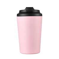 Bouteille isotherme en acier inoxydable de 12 oz, tasse à café avec marquages de mesure, portable pour hommes/femmes, usage professionnel au bureau, 12-24h