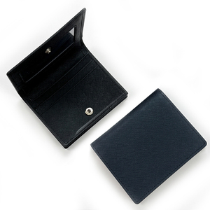 กระเป๋าสตางค์หนังแท้เกาหลี MA4 แบบ Snap Card Wallet ดีไซน์บางเฉียบ สำหรับใส่บัตรธุรกิจ Unisex หนา 2 ซม. พกพาสะดวก ใช้ได้ทุกวัน - Product Image 1