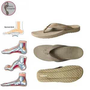 Sandales orthopédiques en tissu pour hommes et femmes, tongs élégantes, avec Logo personnalisé, pour l'été,