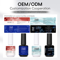Vernis à ongles gel noir haute pigmentation sans HEMA, semi-permanent, sans TPO, vernis gel UV pour manucure française, peinture pour ongles en gel