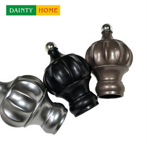 2025 Design moderne Vintage rond PP rideau fleuron en plastique rideau pôle fleurons pour usage domestique luxe maison accessoires - Product Image 6