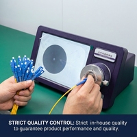 Cordon de raccordement POF de qualité industrielle HFBR-4503Z avec cœur PMMA, câble en fibre optique anti-EMI, fibres optiques, garantie 10 ans, réseau local filaire