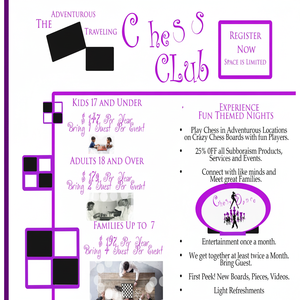 Sponsorizza l'avventuroso Club di scacchi itinerante (mensile) - Product Image 1