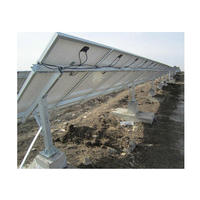 Hoogliggend, thermisch verzinkt montage systeem voor zonne-energiecentrales, landbouw PV-structuur, windbelasting 56M/S, sneeuwbelasting 2.4kN/M