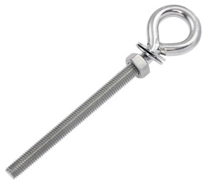 Heavy Dutyเหล็กสแตนเลส304/316ยาวEye <span class=keywords><strong>Bolt</strong></span>กับถั่วและเครื่องซักผ้า - Product Image 1