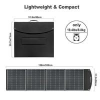 Panneaux solaires pliables monocristallins en silicium FSENERGY UC-400 400W pour usage domestique, haute efficacité 39V/10.25A