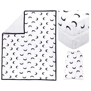 Double-sided Crib Comforter <strong>Cot</strong> <strong>Bedding</strong> <strong>Set</strong> for <strong>Boys</strong> or Girls Baby Crib <strong>Bedding</strong> <strong>Set</strong> 100% Cotton Baby Comforter <strong>Set</strong> - Product Image 4