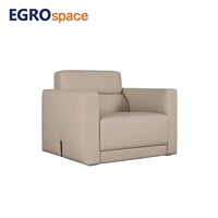 Ensemble de meubles de bureau commerciaux EGROspace : Canapé de réception en cuir pour cadres et visiteurs
