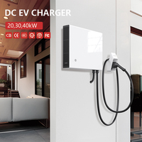 Chargeur rapide DC double pistolet certifié CE 20 kW du fabricant d'origine, chargeur DC en gros B2B, chargeur EV 22 kW DC