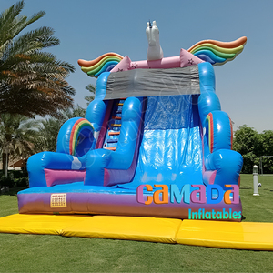 Castillo Inflable de PVC con Tobogán para Fiestas al Aire Libre, Doble Carril, para Uso Escolar, con Soplador de Aire - Product Image 2