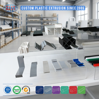 Profilé d'extrusion PVC sur mesure, bande de protection en plastique UHMWPE à très haute masse molculaire pour installations de télécommunications, anneau quadruple