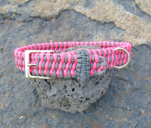 Verstelbare Hond Touw Riem Xxl Nylon Reflector Luxe Design Gevlochten Perro Paracord Kralen Collares De Macrame Hond Riem En Halsband - Product Image 6