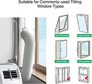 Joint d'étanchéité universel pour <span class=keywords><strong>climatiseur</strong></span> portable et sèche-linge. Facile à installer - Product Image 4