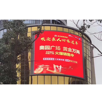 Énorme panneau d'affichage extérieur de Noël Affichage publicitaire Ville Panneau vidéo Commercial Led Grand écran Afrique du Sud Mur numérique