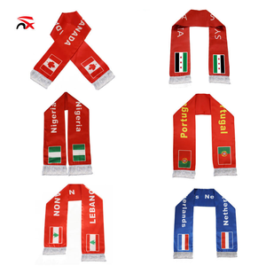 Écharpe à double face avec logo imprimé, écharpes <span class=keywords><strong>de</strong></span> l'équipe nationale <span class=keywords><strong>de</strong></span> football, écharpe du drapeau argentin pour le football, le <span class=keywords><strong>basketball</strong></span> et les sports - Product Image 2