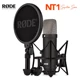 Micrófono <span class=keywords><strong>RODE</strong></span> <span class=keywords><strong>NT1</strong></span> Signature Series con Soporte Antivibratorio SM6 y Filtro Antipop para Grabación Vocal, Micrófono para Transmisión en Vivo - Product Image 6