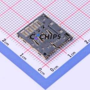 XKSMO-072-P9 SIM Card Connector SMD Connector Self-Return Type Micro SIM Card Card Holder With Card Detection - Product Image 2