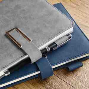 High Quality A5 PU Leather Hardcover <b>Journal</b> Notebook Thermal Binding 100 Sheets Magnetic Closure Embossed Logo Digital Printing - Product Image 4