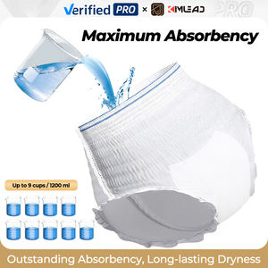 Pantalones de incontinencia para adultos, etiqueta privada Fix Bariatic Mejs, tela no tejida de cintura alta, pañales/pañales con fugas 3D de alta absorción - Product Image 3