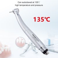 Pièce à main dentaire à LED haute vitesse, turbine à air auto-alimentée type CX EA100 avec générateur E