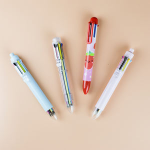 GemFully - Bolígrafo Multicolor Transparente 6 en 1 <span class=keywords><strong>de</strong></span> Plástico para <span class=keywords><strong>Comprar</strong></span> Cosas en Línea, Bolígrafo <span class=keywords><strong>de</strong></span> Gel Multicolor para Uso Escolar - Product Image 1