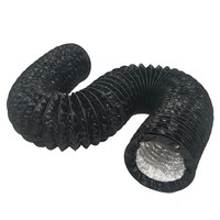 Tuyau flexible en aluminium de style industriel, pièces HVAC pour conduits flexibles
