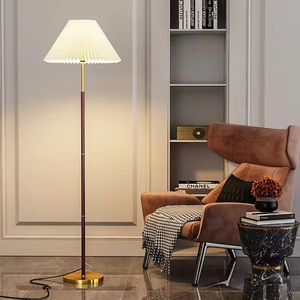 Lampe de table moderne de haute qualité avec abat-jour en tissu plissé, style classique <span class=keywords><strong>parapluie</strong></span>, pour salon, chambre, canapé et <span class=keywords><strong>lit</strong></span> - Product Image 1